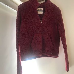 Hollister furry sweater